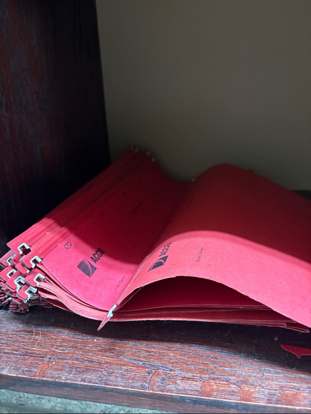 Red Hanging File Folders - Pack of 20